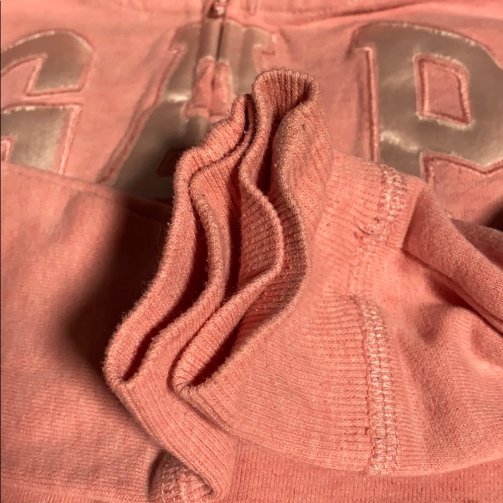 π 3 for $15 π - Gap Distressed Zip Up Hoodie Pink size Small - Picture 10 of 16